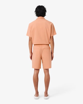 Cotton Seersucker Shorts