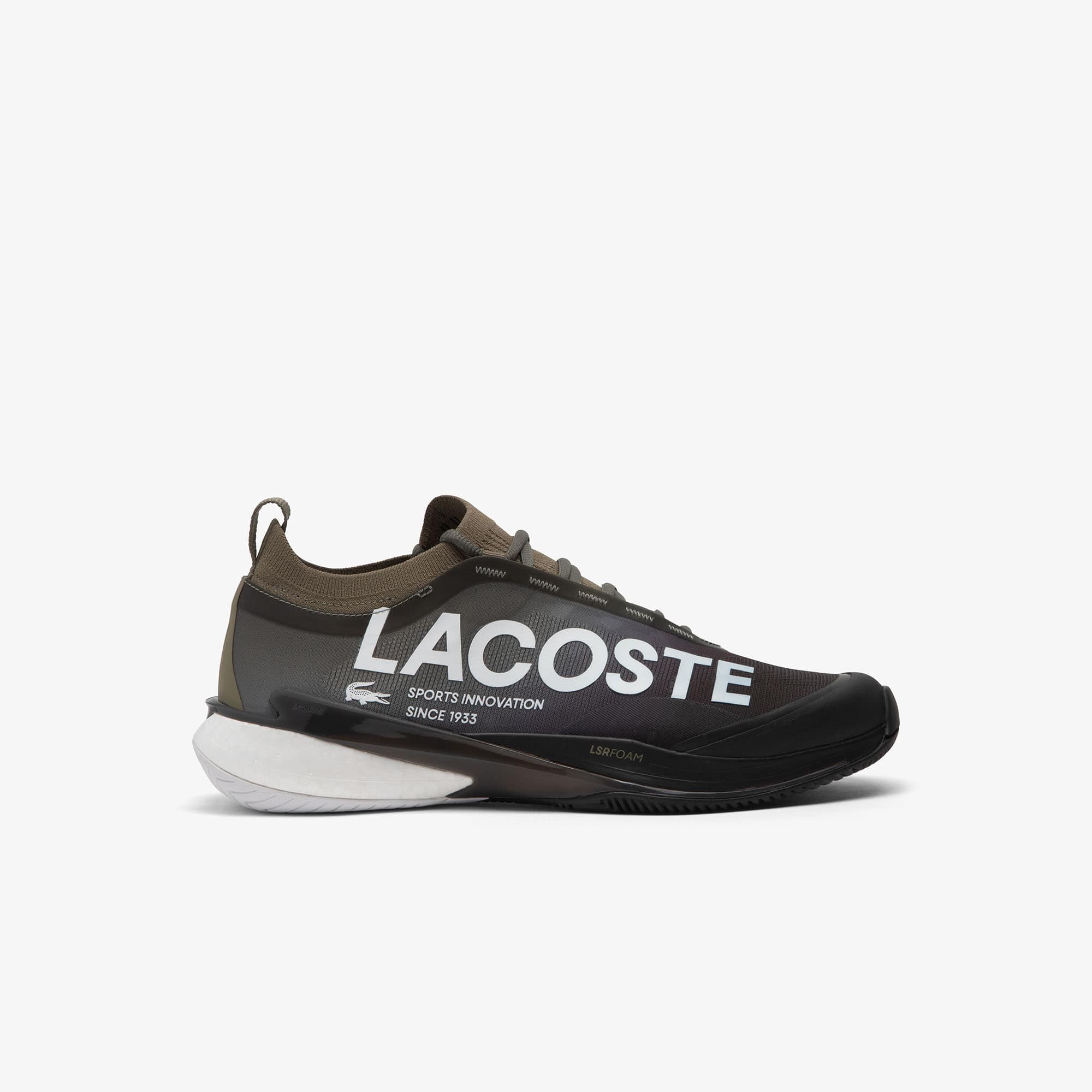 Lacoste Men's Ag-lt25 Lite Tennis Shoes - 10 In Black