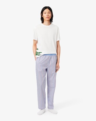Striped Poplin Pajama Pants