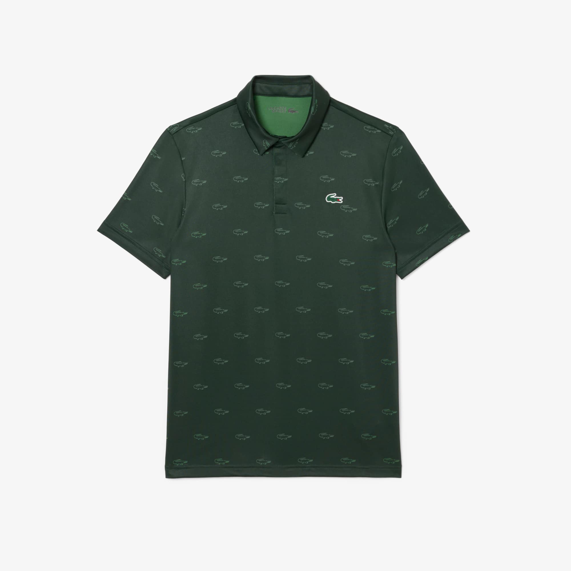 Lacoste Men's Regular Fit Uv Protect Golf Polo - 4xl - 9 In Green