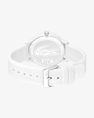 Reloj Para Hombre Lacoste.12.12 Con Correa De Silic&oacute;n Blanca
