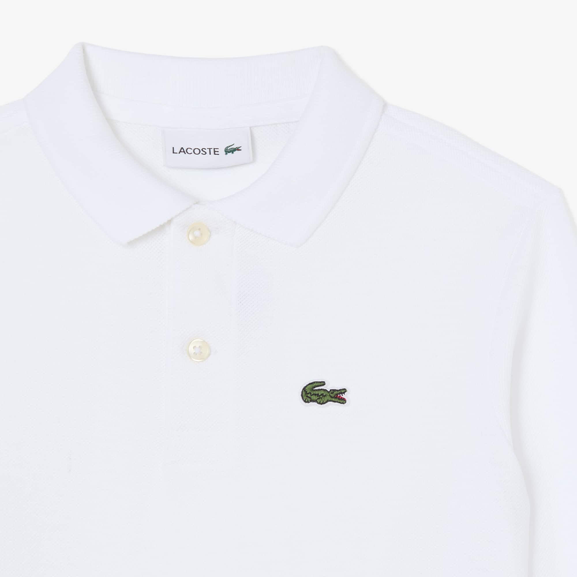 新品 LACOSTE x atmos 日本製 Polo White L Boys' Long Sleeve Piqué Polo - Teens Polos - New In 2026 | Lacoste