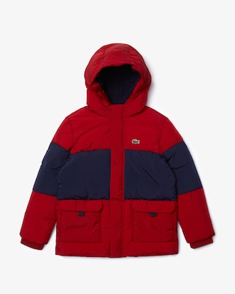 Boys&rsquo; Two-Tone Quilted Jacket