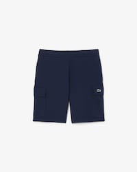 Men's Cotton Fleece Cargo Shorts