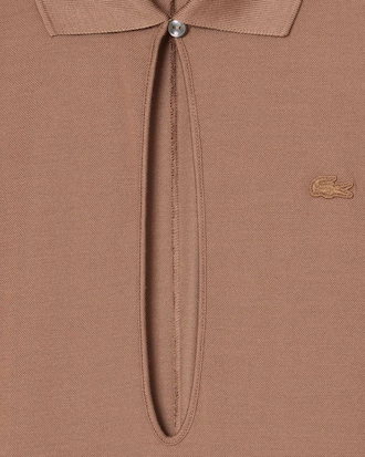 Runway Polo Collar Silk Maxi Dress