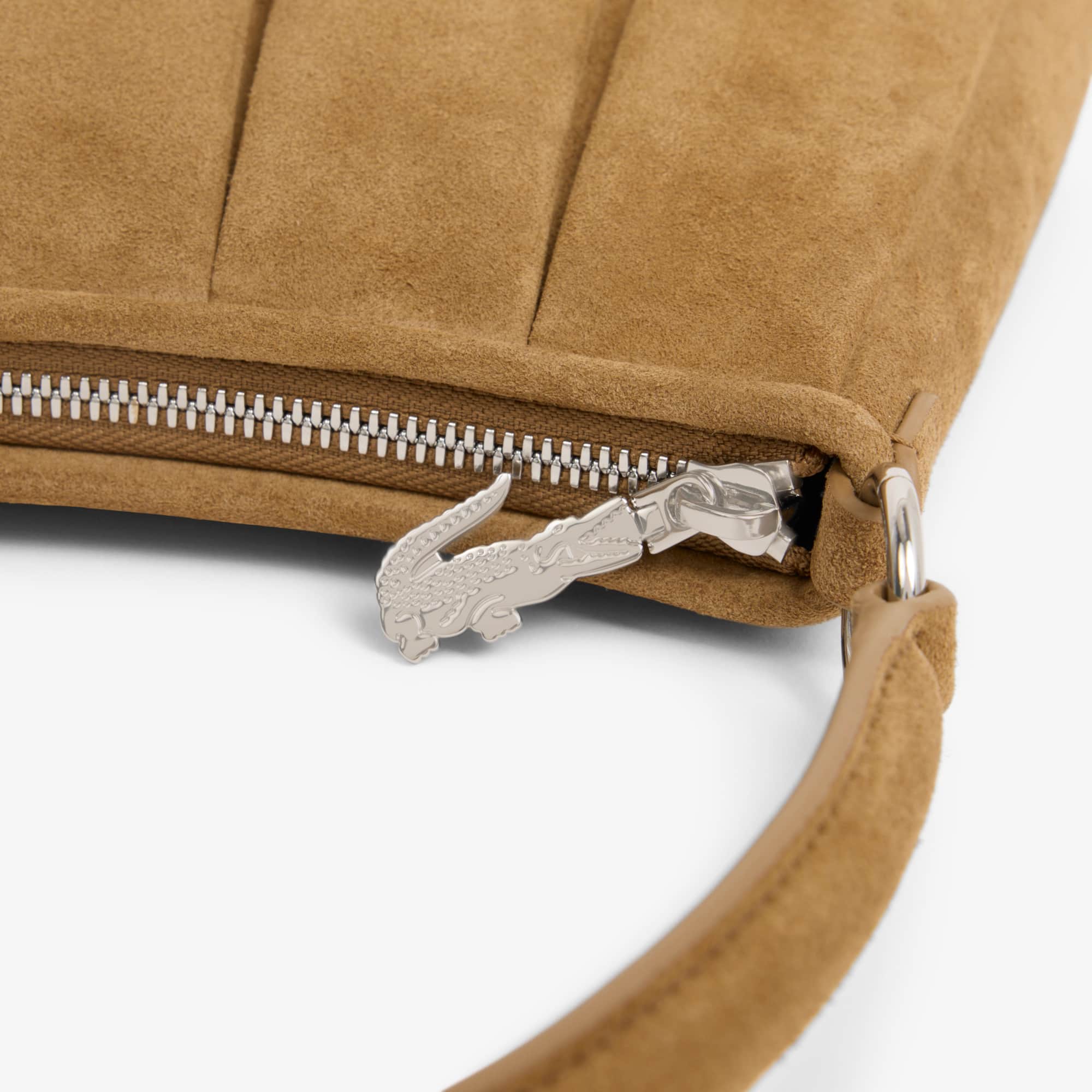 Medium Lenglen Suede Leather Purse