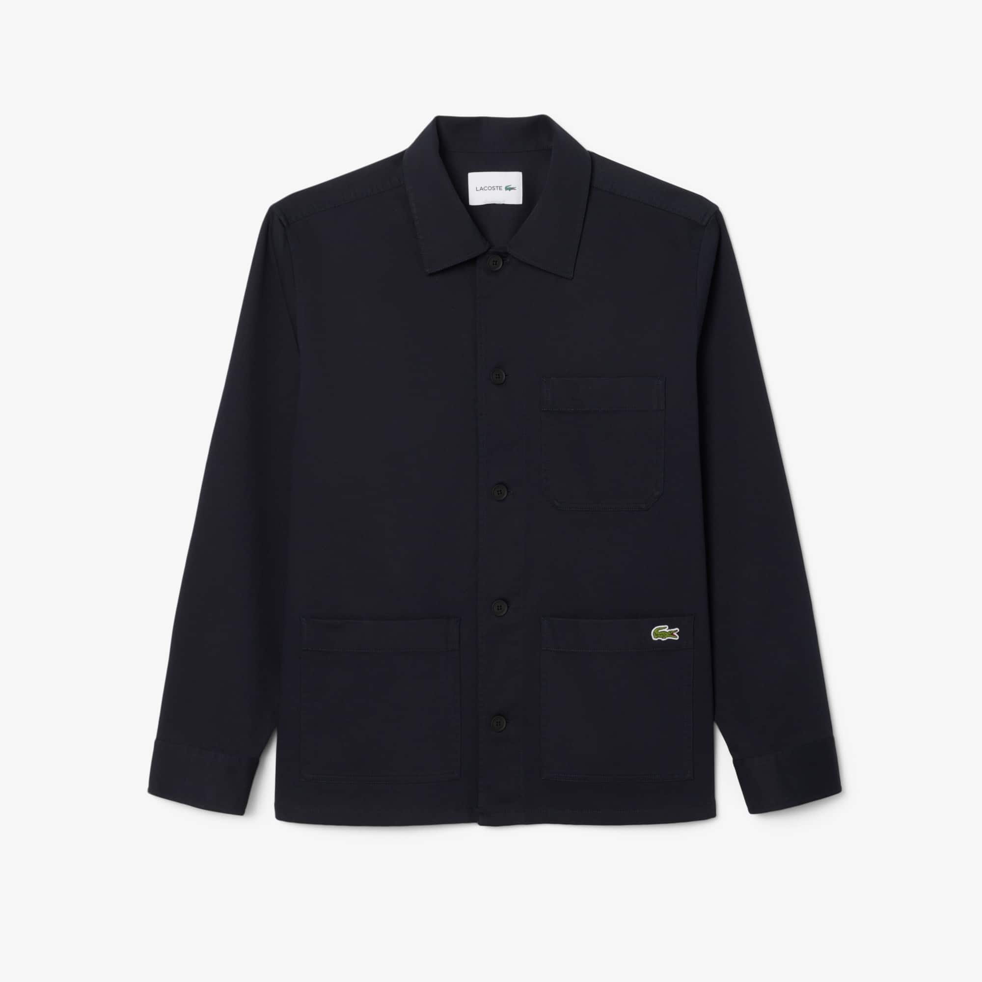 Men's Cotton Overshirt Jacket - Button Down Shirts - New In 2026