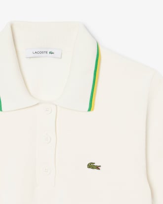 Women's Cropped 3D Seamless Stretch Cotton Polo