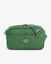 Leather Monogram Satchel