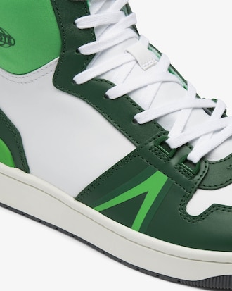 Men's L001 Mid Contrasted Leather Sneakers