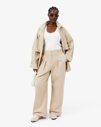 D&eacute;bardeur slim fit coton maille pointelle