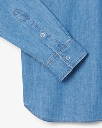 Men's Regular Fit Lightweight Denim Shirt