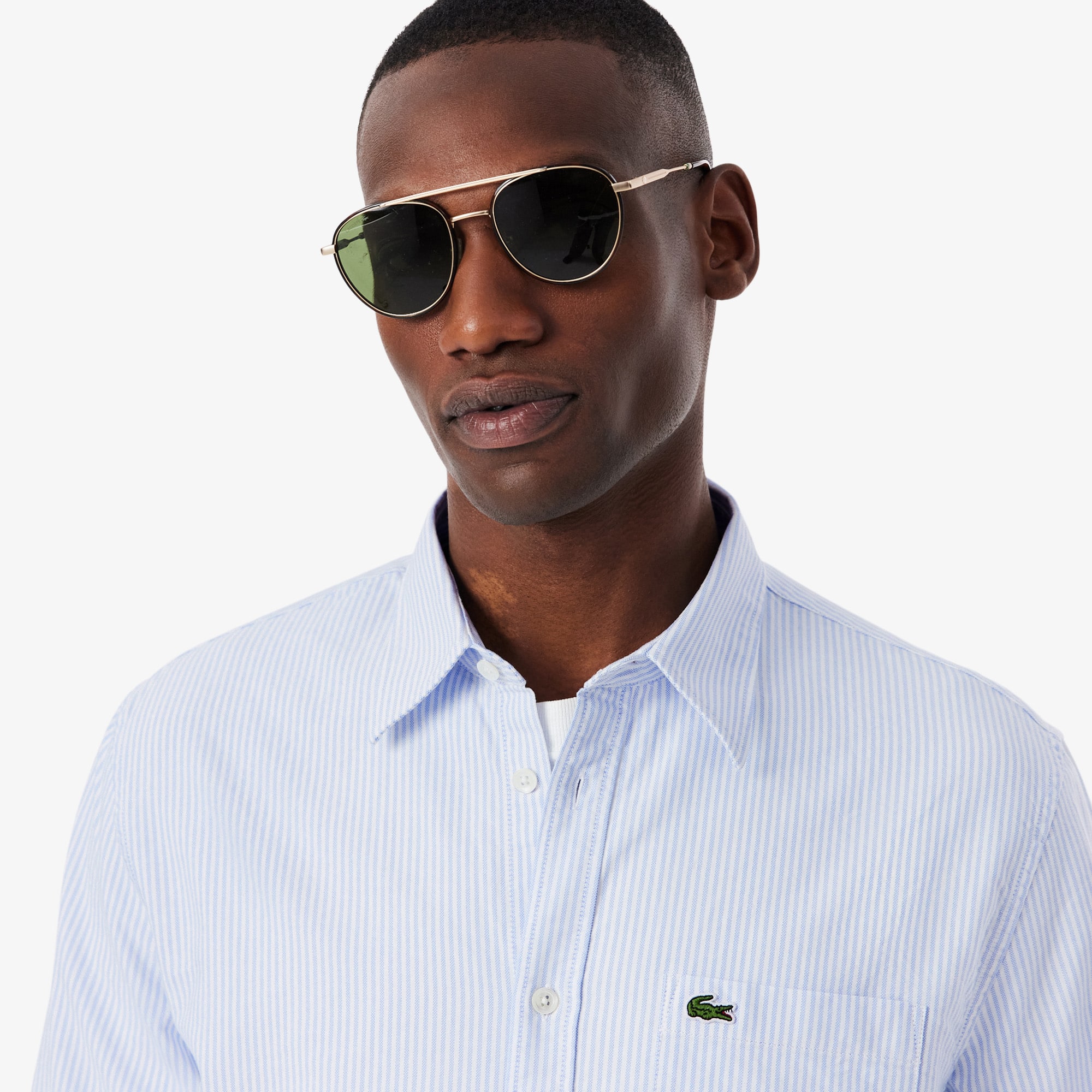 Men's Regular Fit Striped Oxford Shirt - Button Down Shirts - New