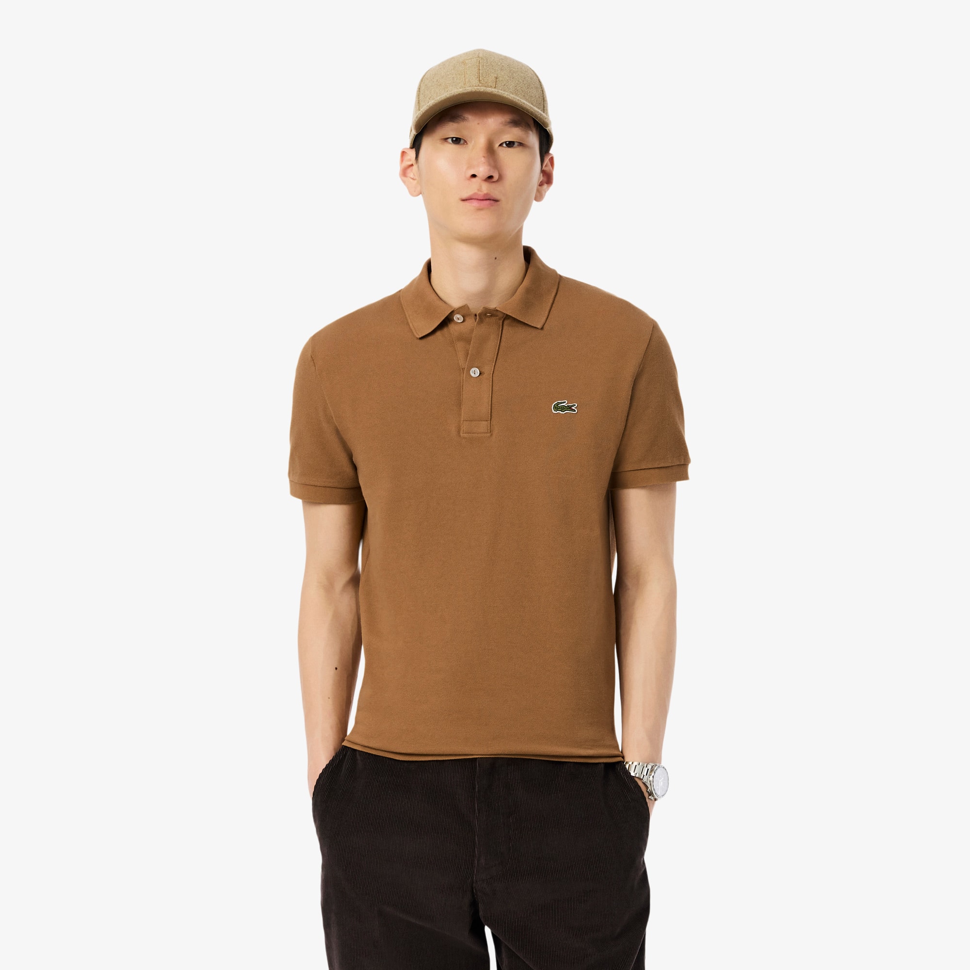 Lacoste Men's Slim Fit L.12.12 Piqué Polo - 3xl In Brown