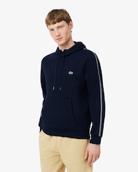 Logo Stripe Zipped Hoodie