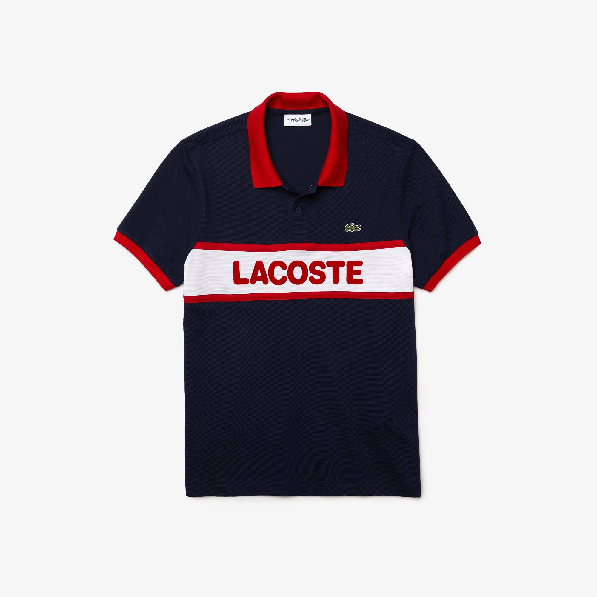 サイズ4 LACOSTE Men's Graphic Print Fleece Sweatshirt - Sweaters