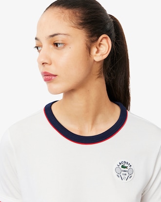 Playera Con Insignia Ultra Seco Tennis Heritage Para Mujer