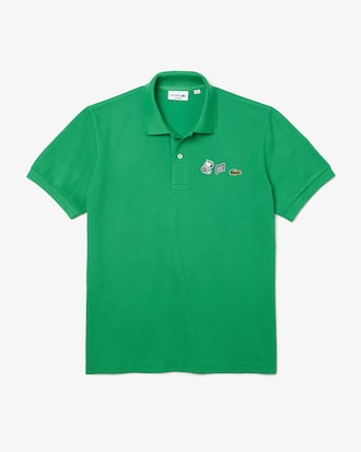 Men’s Lacoste x Peanuts Relaxed Fit Organic Cotton Polo Shirt