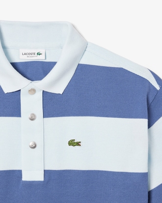 Kids' Striped Petit Piqué Polo