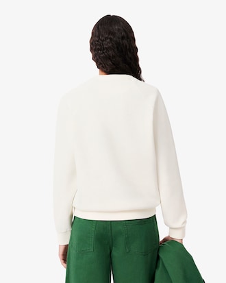 Women's Crew Neck Piqué Sweatshirt
