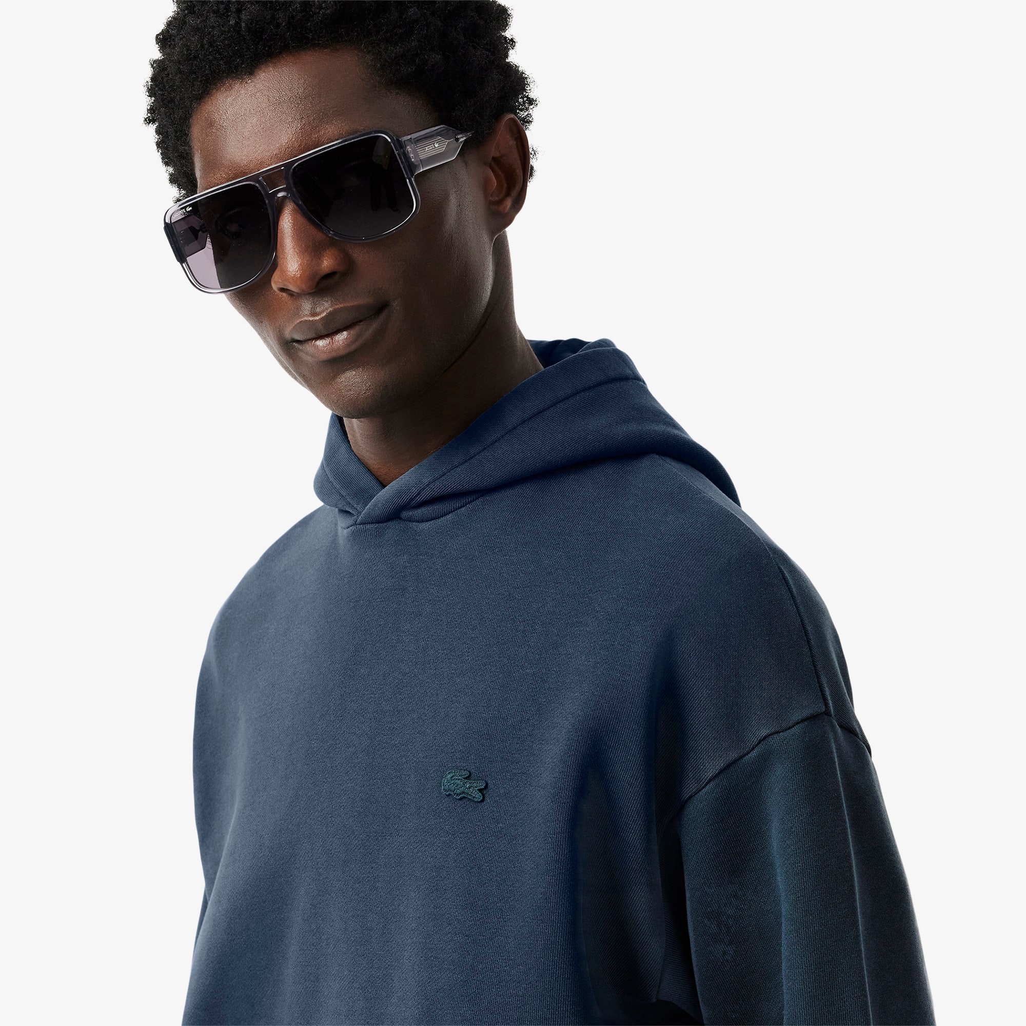 パーカー・フーディ LACOSTE Men Hoodies SH9905 C7Z Blue Washed Effect Hoodie - Men's Sweatshirts - New In 2025 | Lacoste
