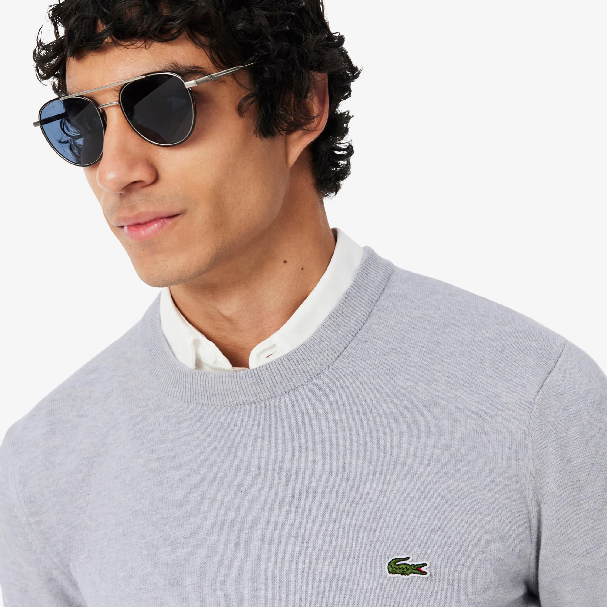 Men's Crew Neck Cotton Sweater - Sweaters & Sweatshirts - New In