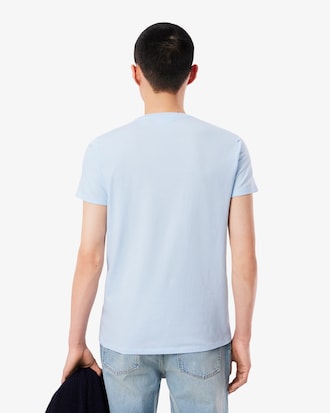 T-shirt col rond en jersey de coton pima uni