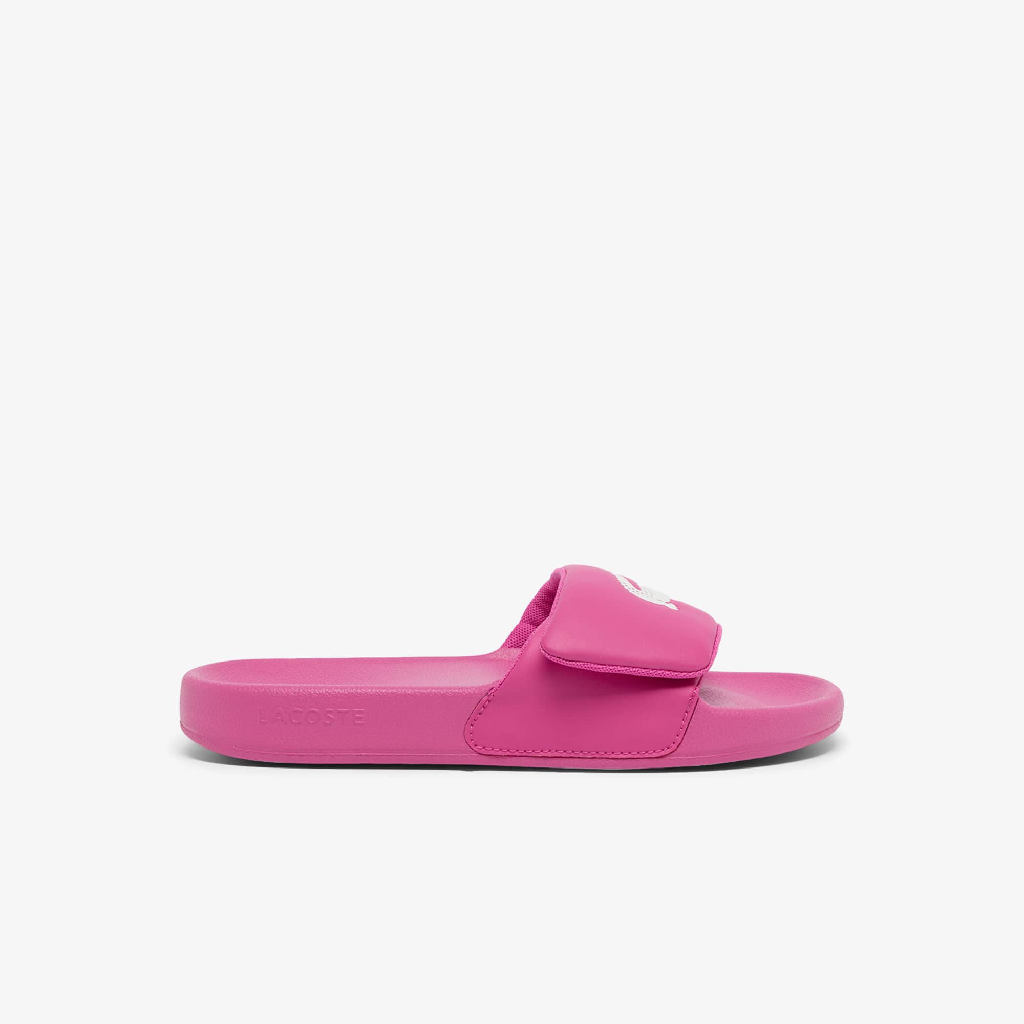 Lacoste Women's Serve Slides 0.0 Strap - 8 In Pink