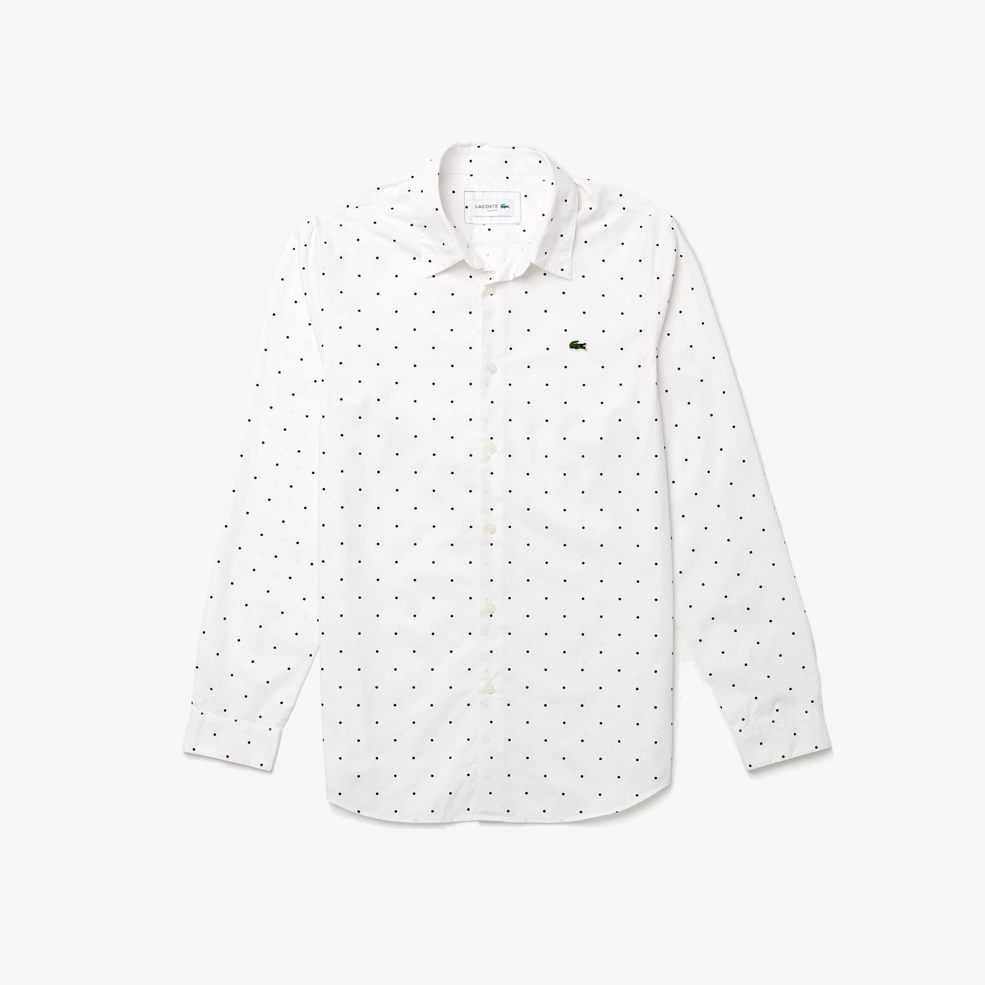 button up polka dot shirt