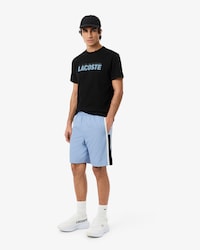 Men's Lightweight Colorblock Stripe Tennis Shorts