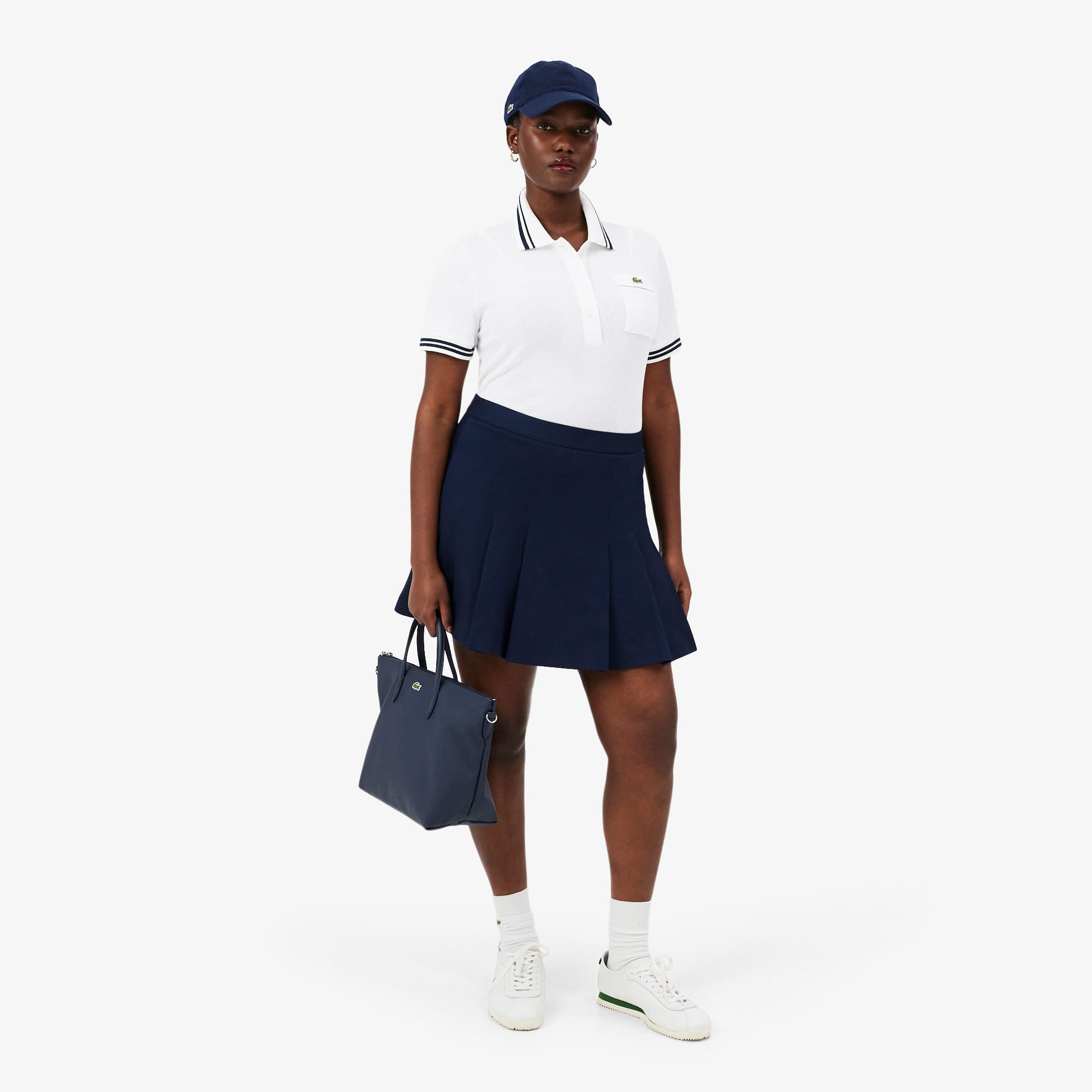 Slim Fit French Made Ribbed Polo — Image 8