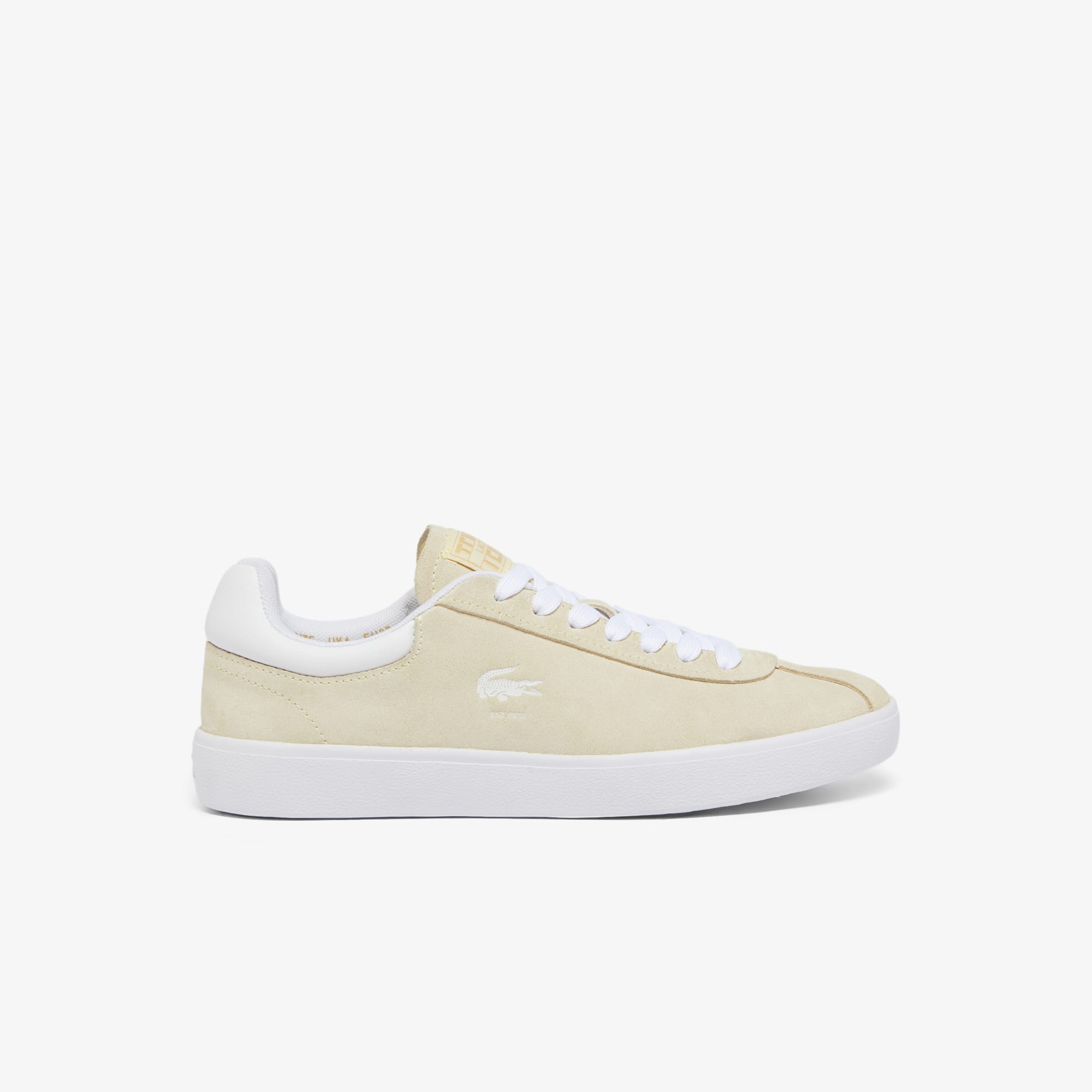 Lacoste Women's Baseshot Suede Sneakers - 8.5 In Yellow