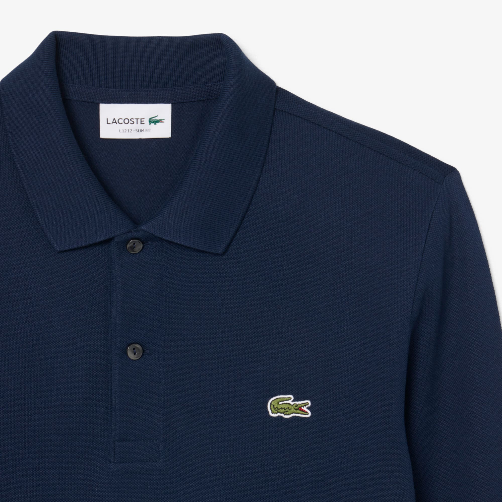 Men's Slim Fit L.12.12 Long Sleeve Polo - Polo Shirts - New In
