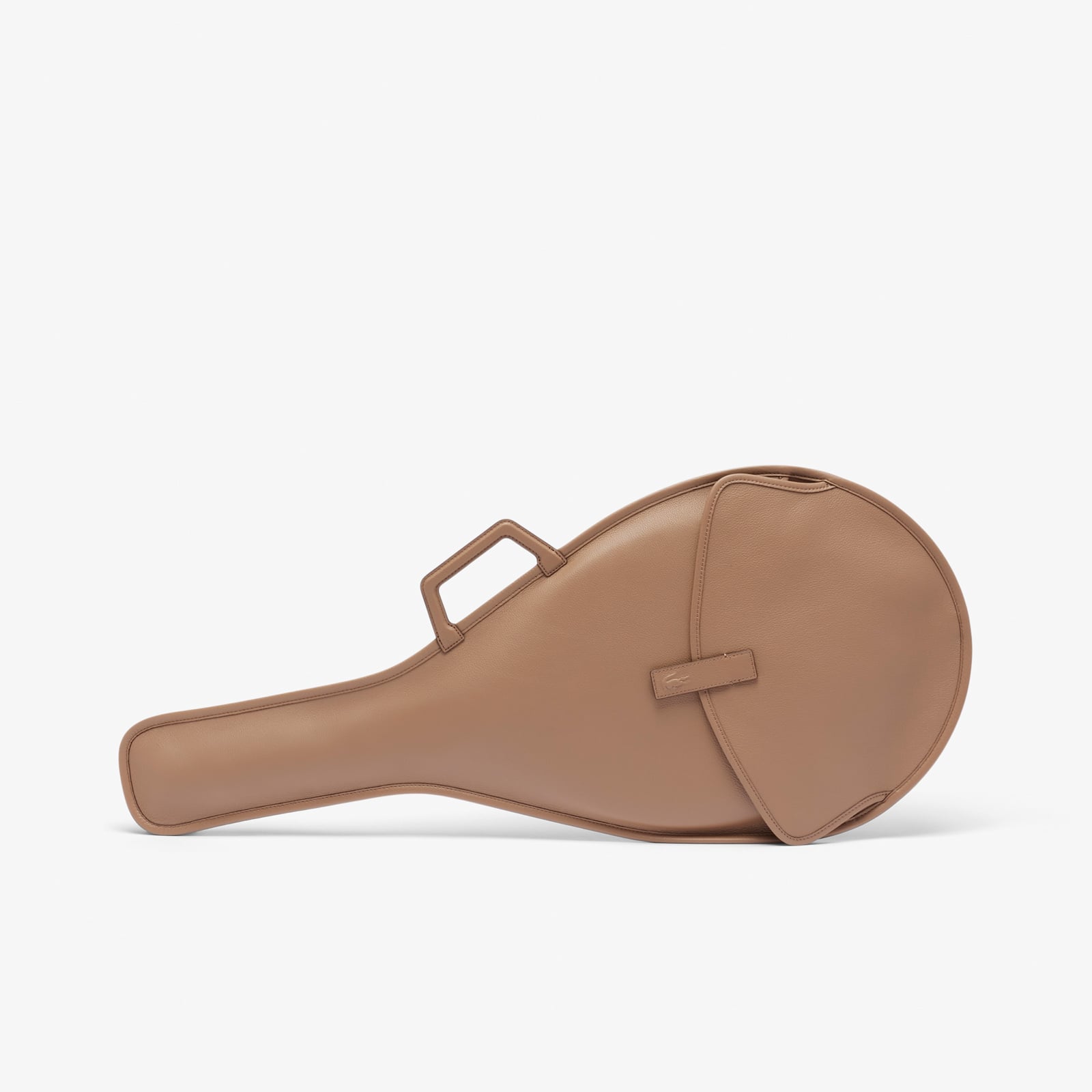 Lacoste Runway Grain Leather Racket Bag - One Size In Brown