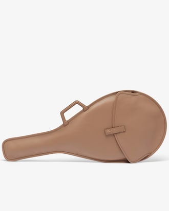 Runway Grain Leather Racket Bag