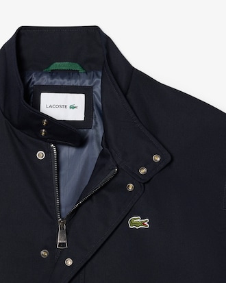 Water-Repellent Twill Harrington Jacket