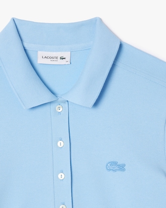 Women's Slim Fit Stretch Mini Piqué Polo Dress