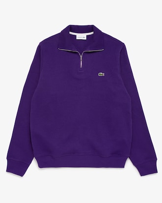 Men's Zip-Up High-Neck Sweatshirt
