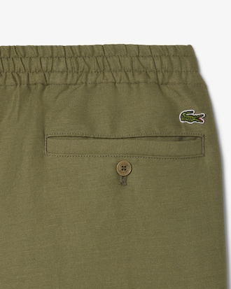 Men's Regular Fit Wool Blend Shorts