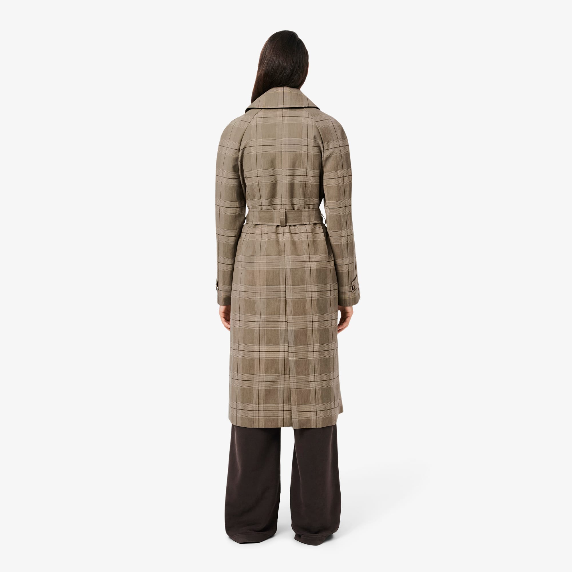 Women's Water-Repellent Plaid Wrap Coat - undefined - New In 2026