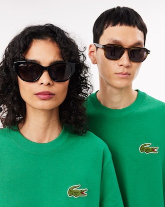 Unisex Loose Fit Heavy Cotton Badge T-Shirt
