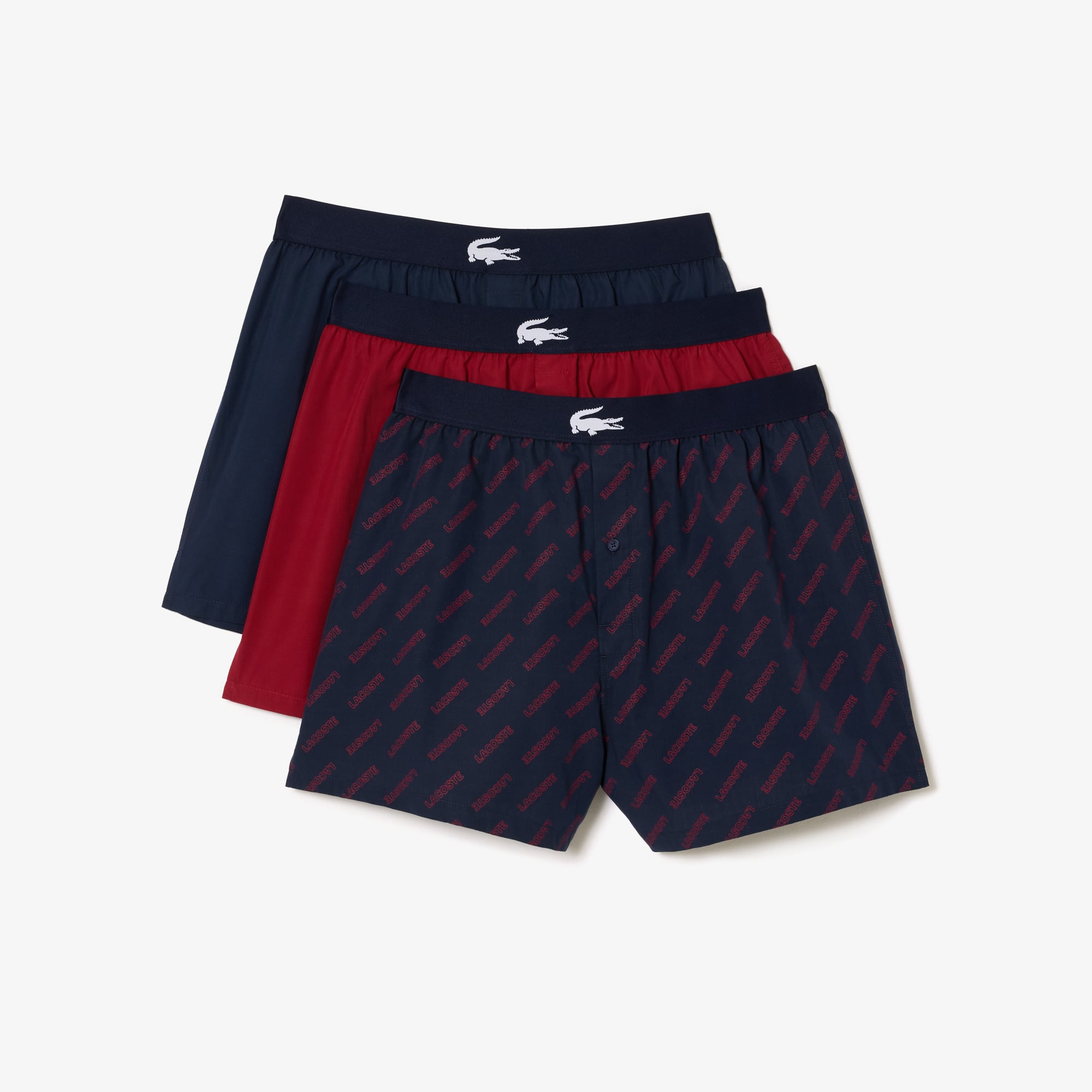 ボクサーパンツ   Men's Cotton Poplin Boxer HS5D0113 Men's 3-Pack Cotton Poplin Boxers - Underwear & Loungewear