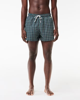 Traje de baño corto estampado