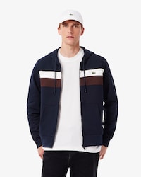 Men's Zip-Up Colorblock Hoodie