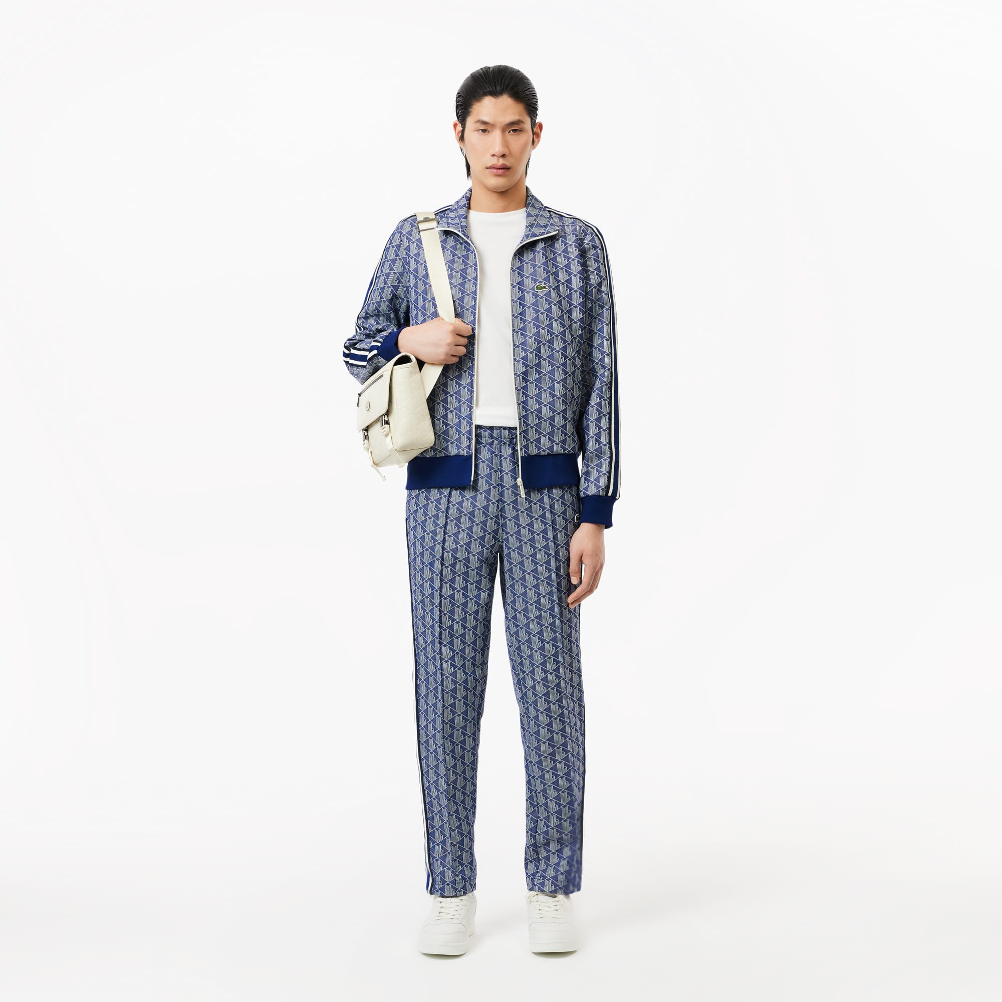 LACOSTE パリ モノグラム スウェットパンツ Monogram Sweatpants Men's Paris Monogram Sweatpants - Pants & Sweatpants - New