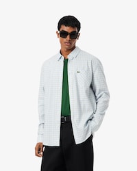Camisa de Cuadros de Twill de Algod&oacute;n