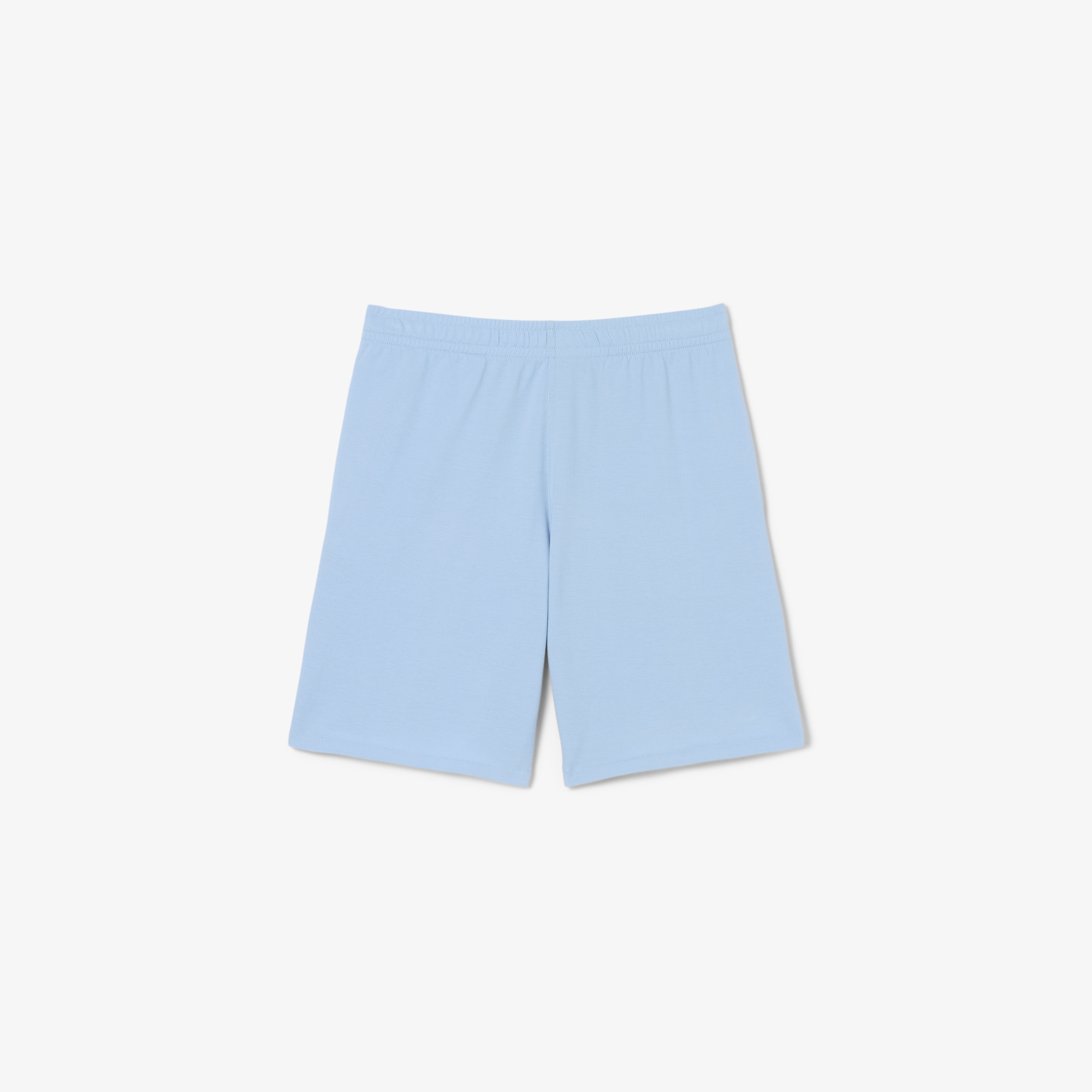 Lacoste Piqué Relaxed Fit Shorts In Blue