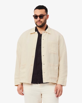 Linen Blend Overshirt