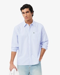 Men's Regular Fit Striped Oxford Shirt