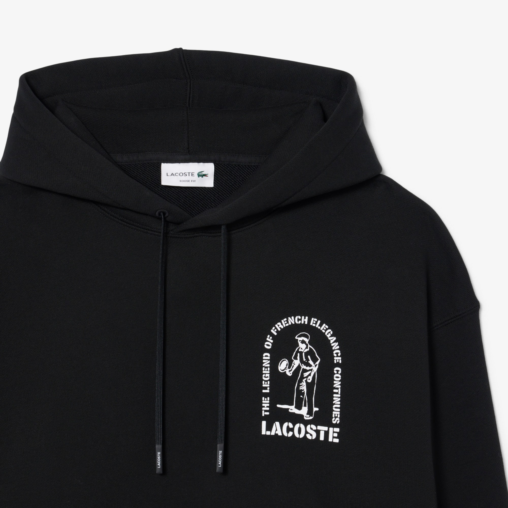 Loose Fit Printed Hoodie - Sweaters & Sweatshirts - New In 2026